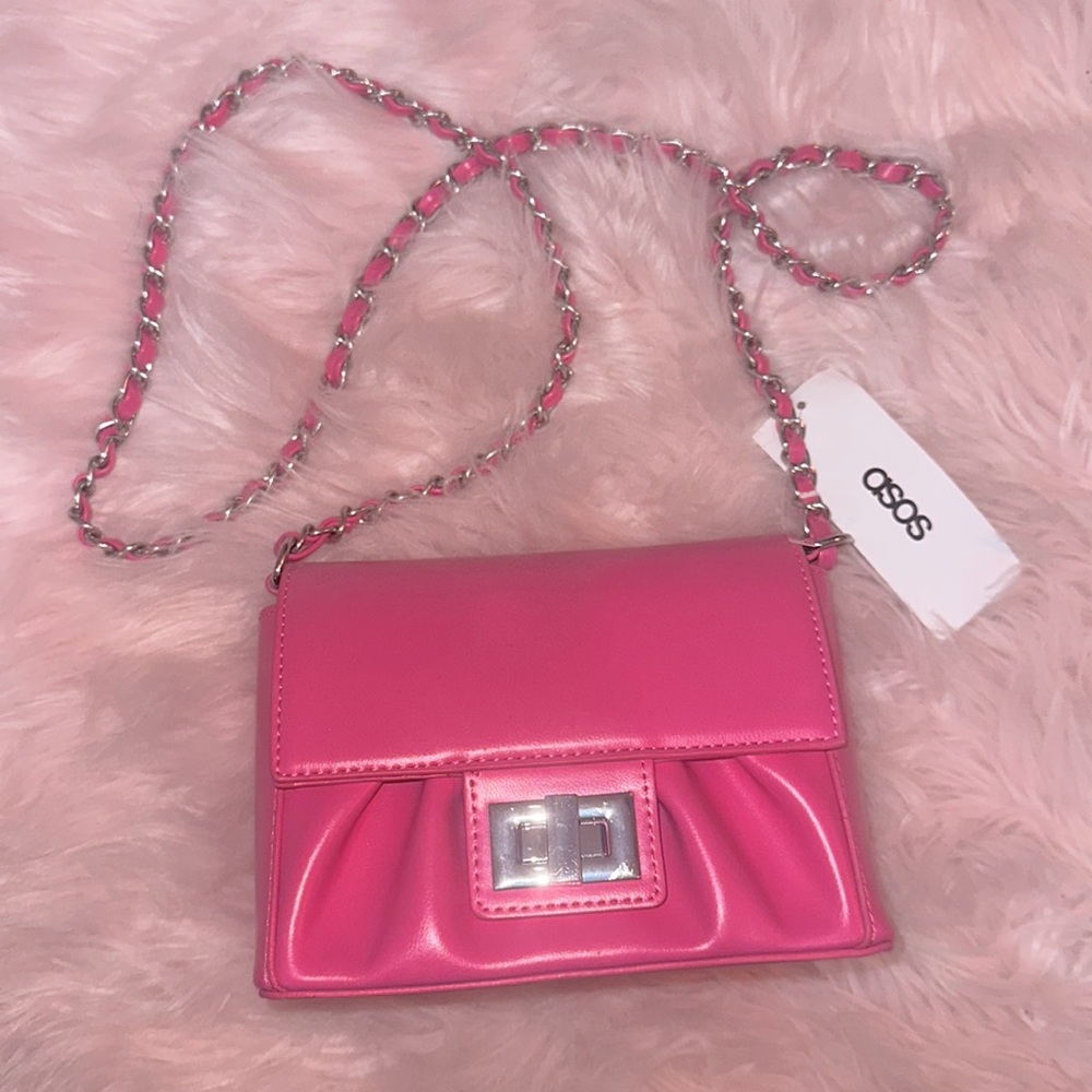 Pink asos bag